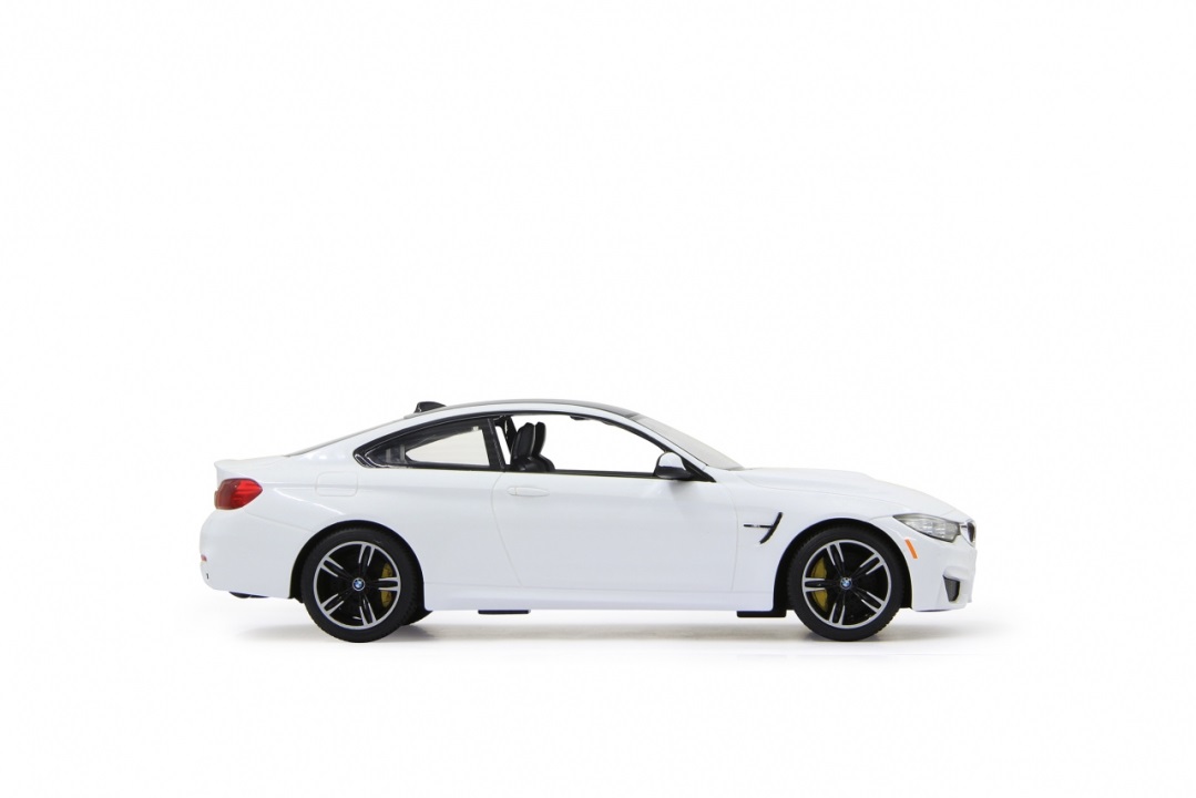 JAMARA BMW M4 Coupe 1:14 Bianco - Modello Giocattolo con Interni Simili all'Originale, 40 MHz