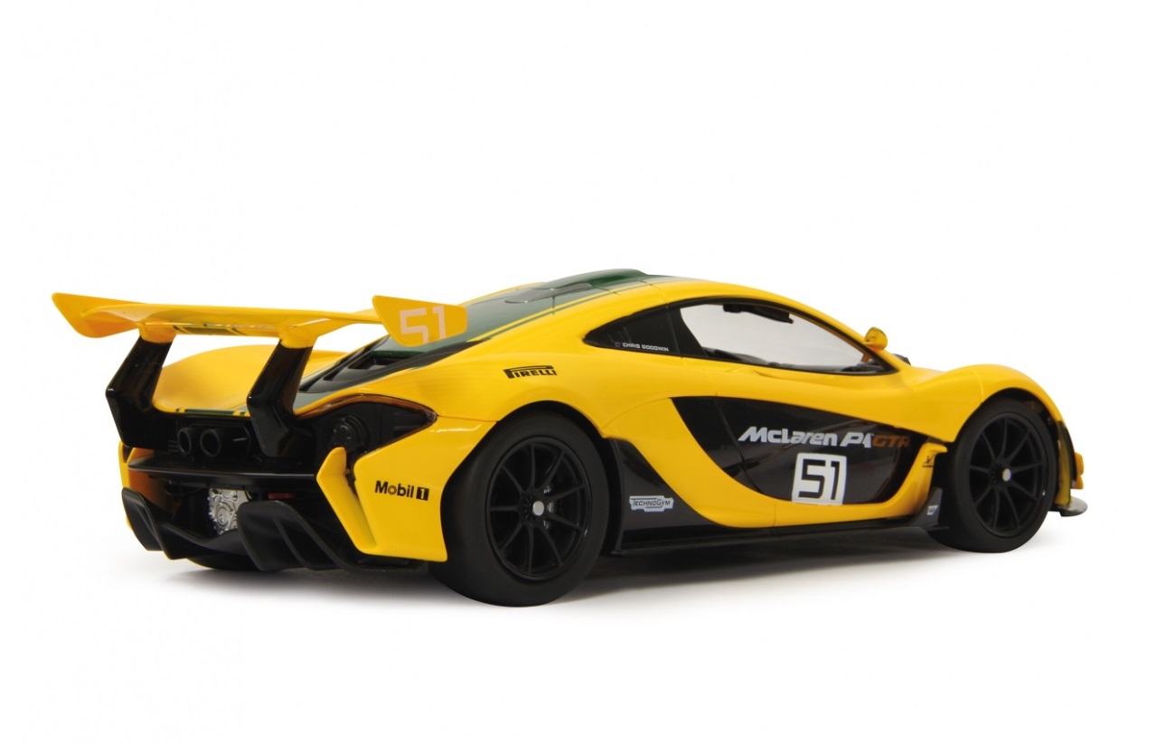 Jamara McLaren P1 GTR 1:14 Giallo - Veicolo Radiocomandato 2.4 GHz con Funzioni Avanti/Dietro e Direzione