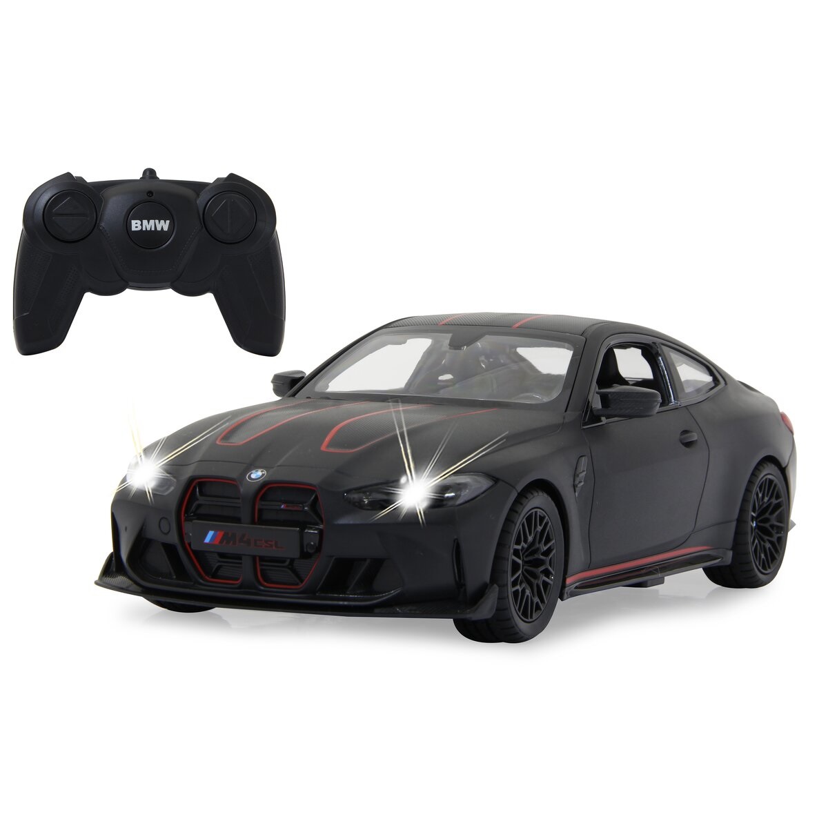 JAMARA BMW M4 CSL 1:16 - Auto RC con parabrezza trasparente, luce LED e dettagli fedeli