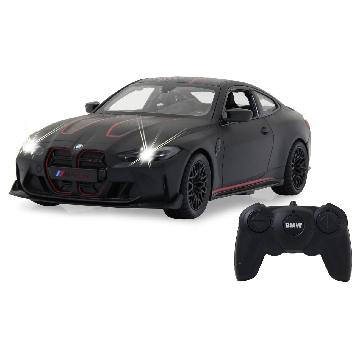 JAMARA BMW M4 CSL 1:16 - Auto RC con parabrezza trasparente, luce LED e dettagli fedeli
