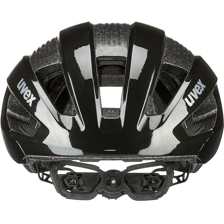 Uvex Rise - Casco da Ciclismo Unisex Nero, 52-56 cm, Doppio Guscio Inmould, Regolazione IAS e Aerazione Ottimizzata