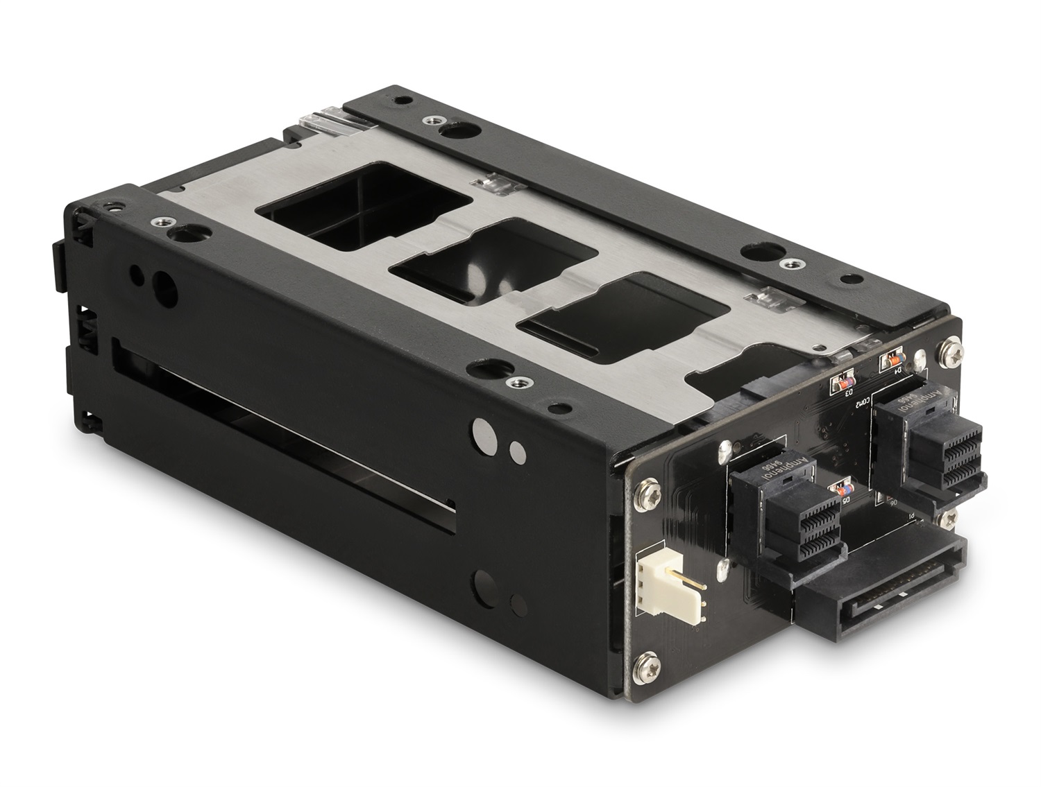 DeLOCK Telaio Rimovibile Slim Bay per 2 x SSD U.2 NVMe da 2.5