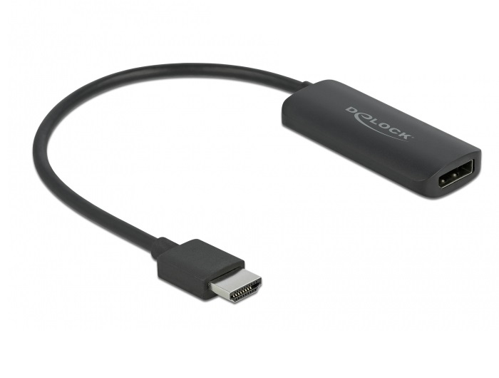DeLOCK Adattatore HDMI-A maschio a DisplayPort femmina 4K 60 Hz