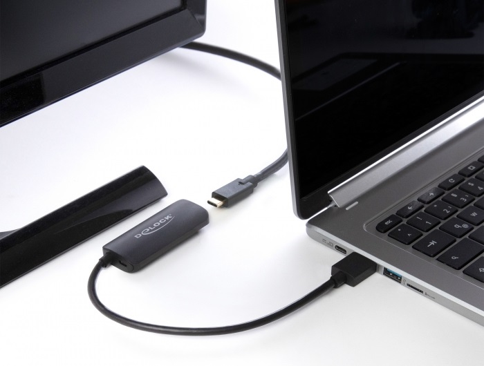 DeLOCK Adattatore HDMI-A maschio a USB Type-C femmina (DP Alt Mode) 4K 60 Hz
