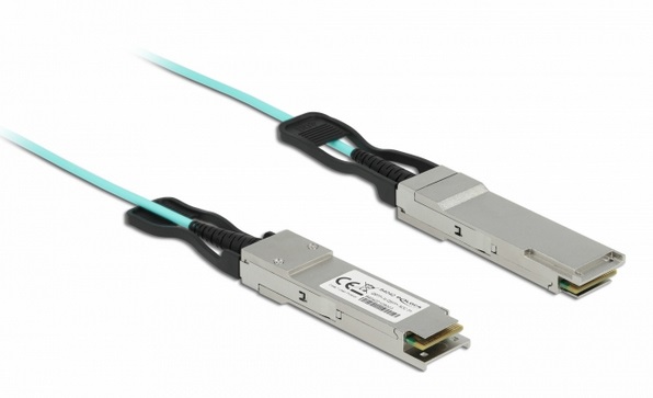 DeLOCK Cavo ottico attivo QSFP 3 m Colore acqua