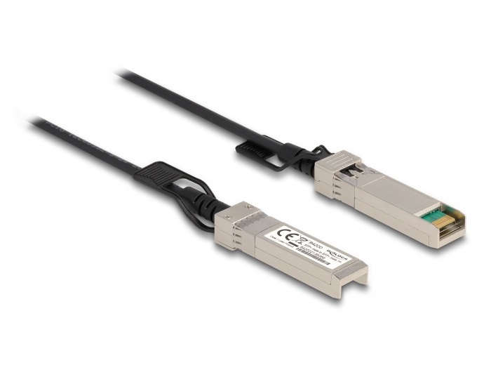 DeLOCK Cavo in Rame Twinax Passivo SFP 10Gb 1m Nero