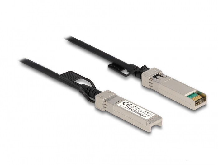 DeLOCK Cavo in Rame Twinax Passivo SFP 10Gb 2m Nero