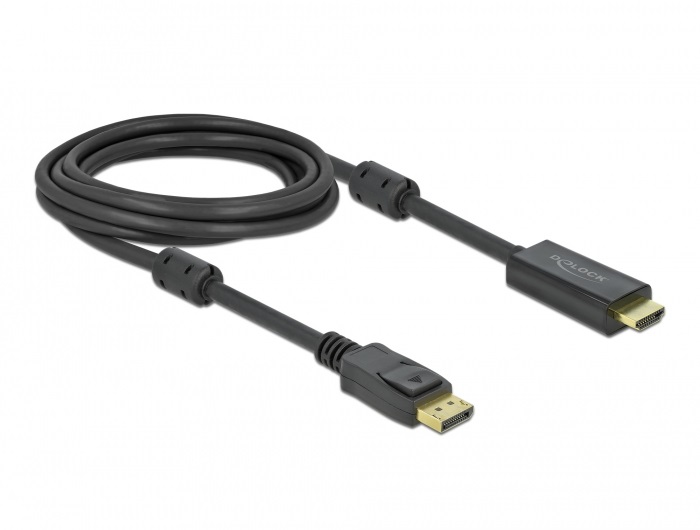 DeLOCK Cavo Adattatore DisplayPort 1.2 a HDMI 4K 60 Hz - 3 metri