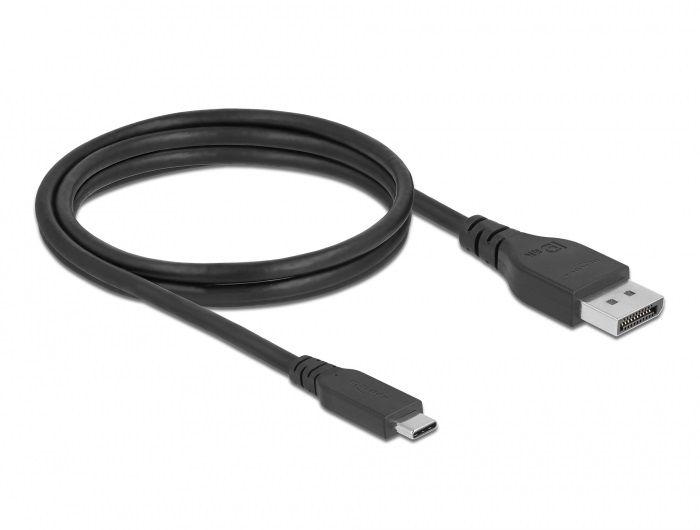 DeLOCK Cavo bidirezionale USB Type-C per DisplayPort 8K 60 Hz - 1,5 m Certificato
