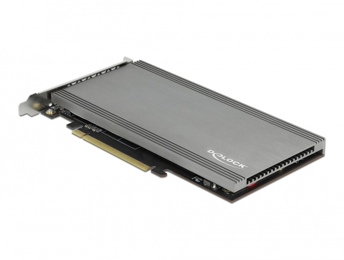 DeLOCK 89044 Scheda PCI Express x16 per 4 x NVMe M.2 chiave M Interna