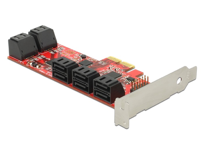 DeLOCK 89384 Scheda di Interfaccia e Adattatore Interno SATA PCIe 6 Gbit/s
