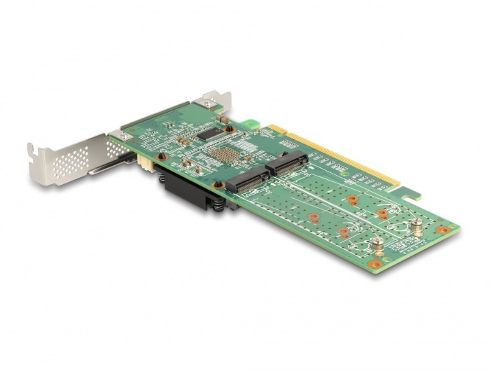 DeLOCK 90078 - Scheda di interfaccia M.2 NVMe a basso profilo con 4 canali PCIe 3.0 x16