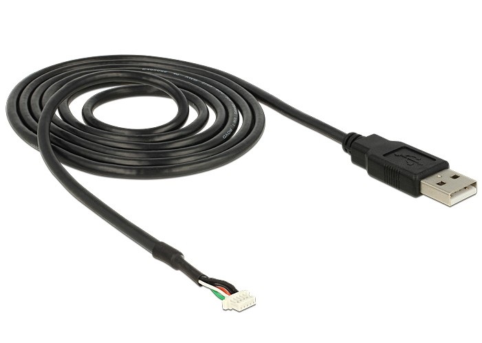 DeLOCK Cavo USB 2.0 A Maschio/Maschio 1,5 m Nero - 5 pin SMT per Fotocamera