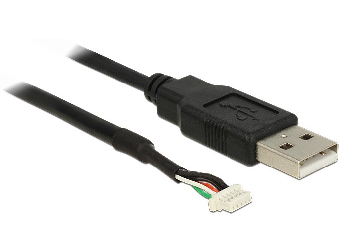 DeLOCK Cavo USB 2.0 A Maschio/Maschio 1,5 m Nero - 5 pin SMT per Fotocamera