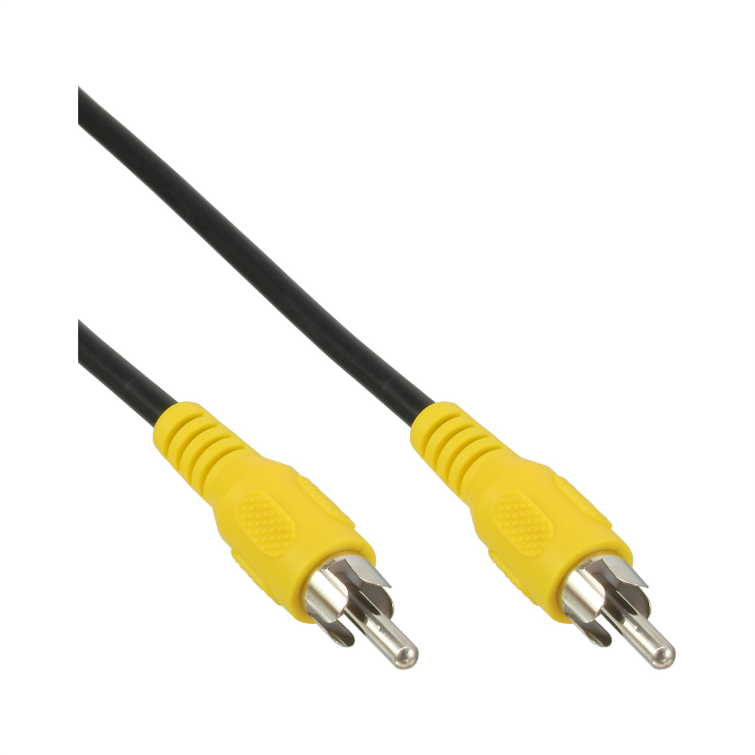 InLine Cavo Video Composito 0,5 m RCA Maschio/Maschio Giallo
