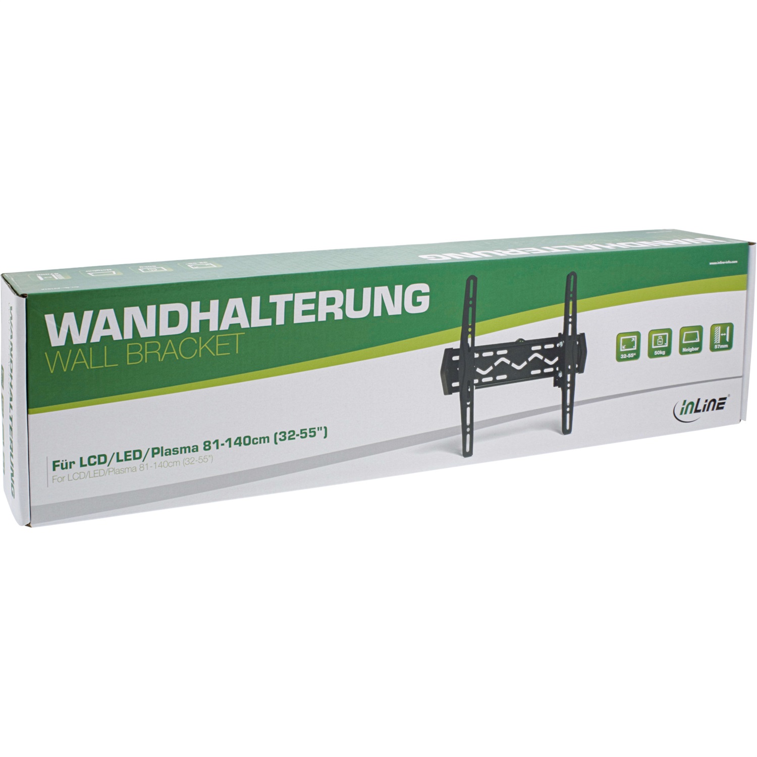 InLine Supporto a parete per TV LCD/LED/Plasma 32-55