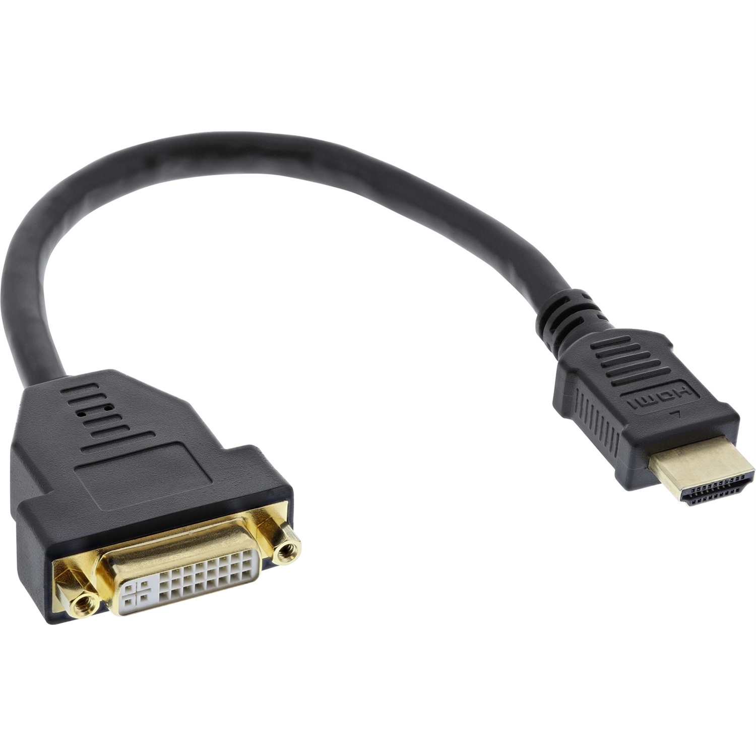 InLine Cavo Adattatore HDMI Maschio a DVI 24 5 Femmina, 0,2 m, Nero