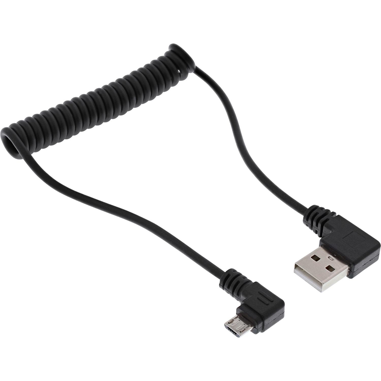 InLine Alimentatore USB per Auto DUAL - 12/24V, Uscita 5V/2100mA, Cavo 1m, Nero
