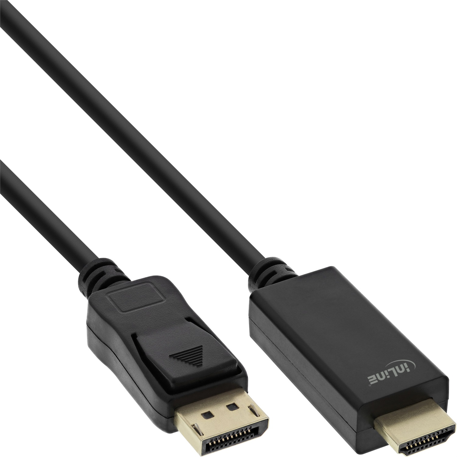 InLine Cavo Convertitore DisplayPort a HDMI 4K/60Hz con Audio, 5m, Nero
