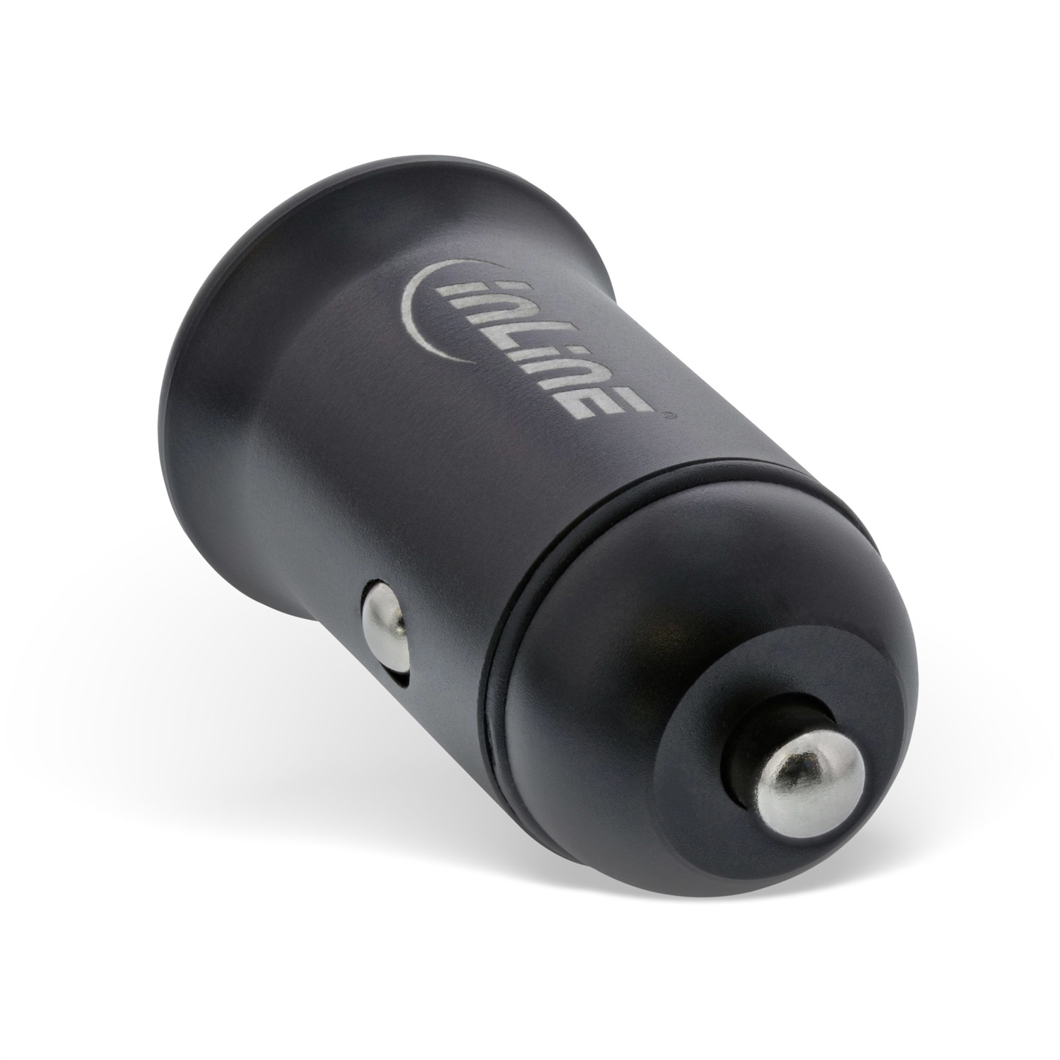 InLine Alimentatore USB per auto 12-24 V con USB-A e USB-C, max. 60 W, colore nero