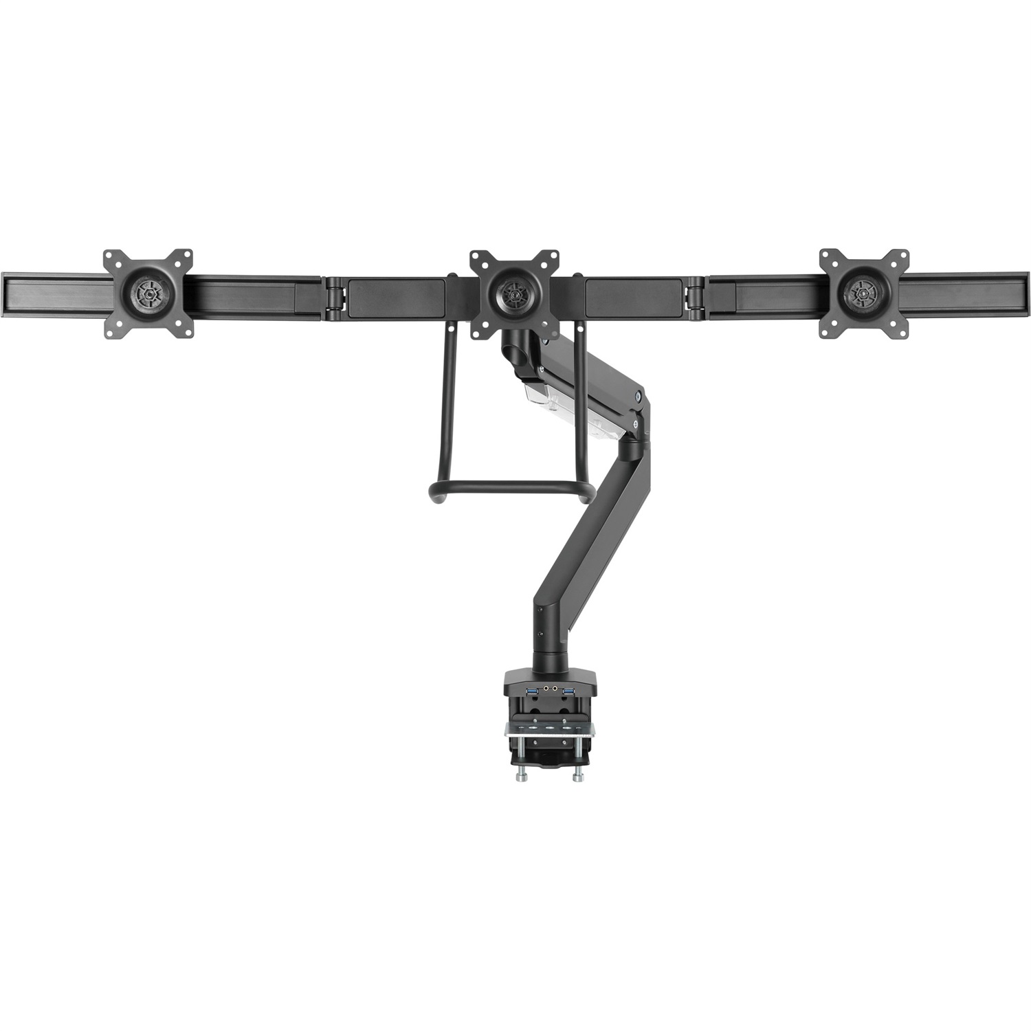 InLine Supporto da Tavolo con Lift e USB 3.0 per 3 Monitor fino a 69 cm (27