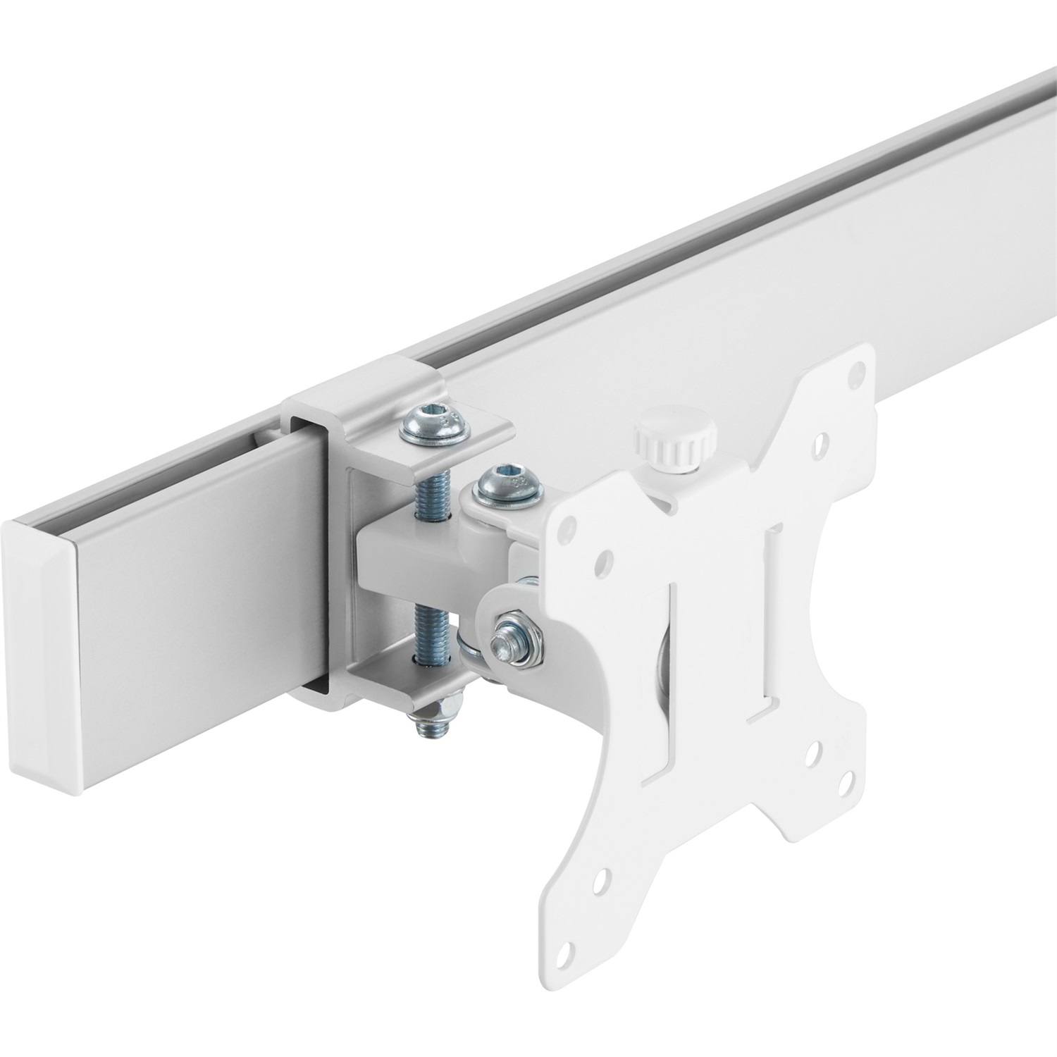 InLine Supporto da tavolo per 4 monitor fino a 32 pollici, max 8kg - Materiali in plastica, alluminio e acciaio