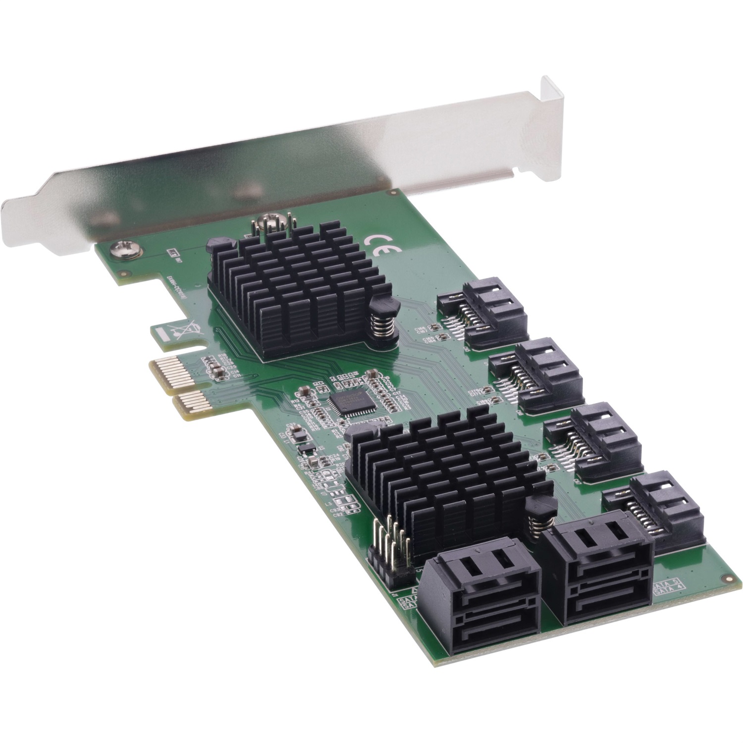 InLine Scheda di interfaccia 76617K - Controller 8x SATA 6Gb/s PCIe 2.0 (PCI Express)