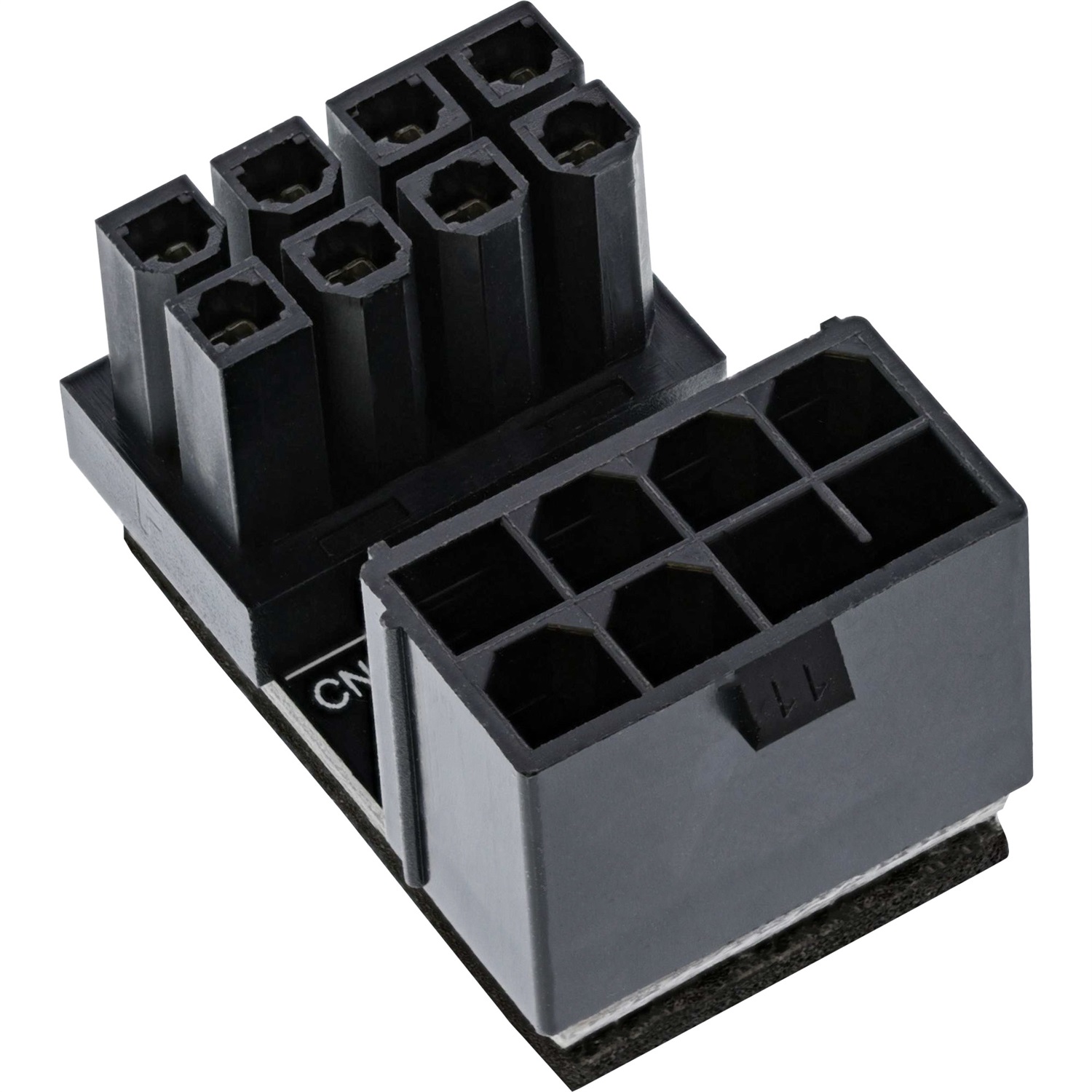 InLine Adattatore di Alimentazione Interno 180° ATX 8 Pin per Scheda Grafica Desktop - Nero