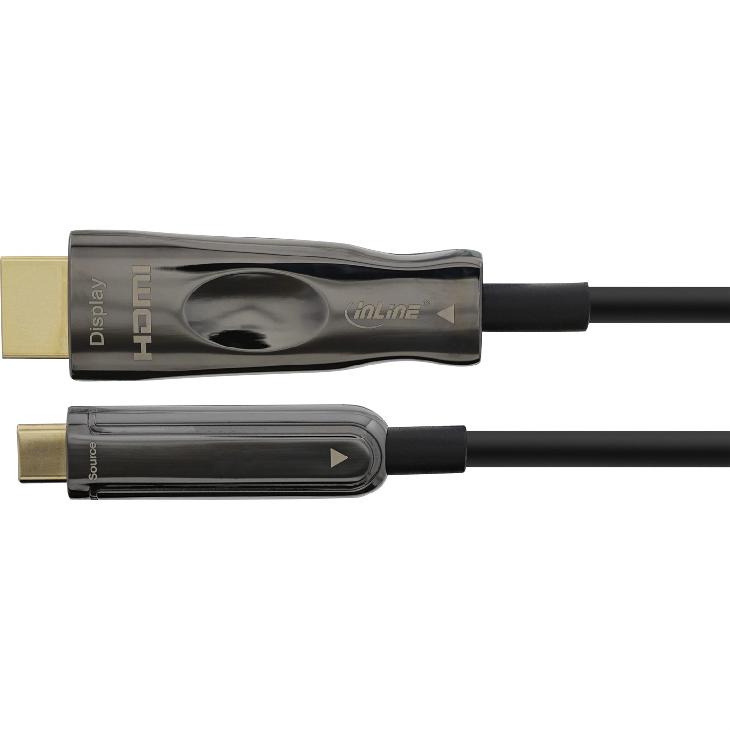 InLine Cavo USB Display AOC 4K 60Hz, da USB-C maschio a HDMI maschio (DP Alt Mode), 50m