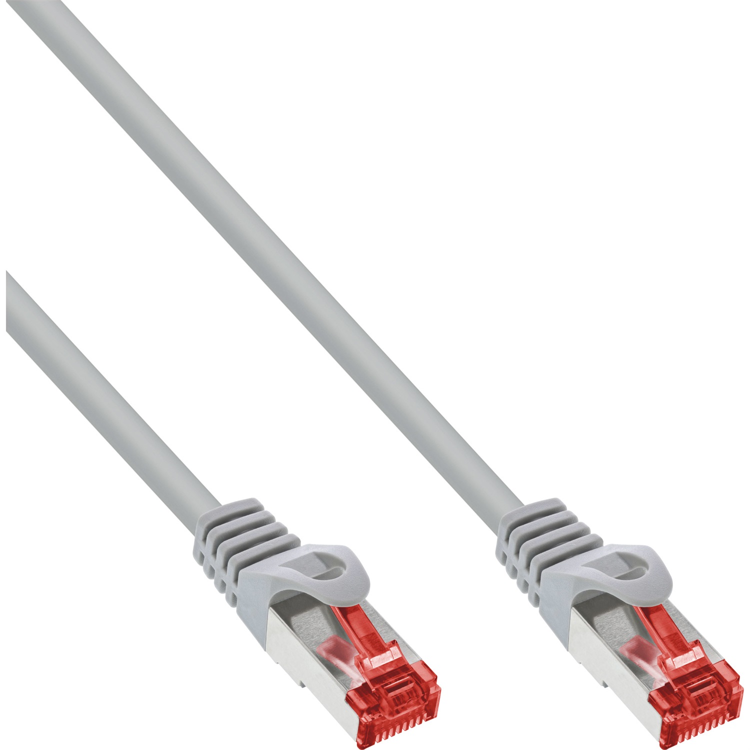 InLine B-76922 Cavo di Rete Grigio 0,25 m Cat6 S/FTP (S-STP) RJ-45 a RJ-45 1000 Mbit/s