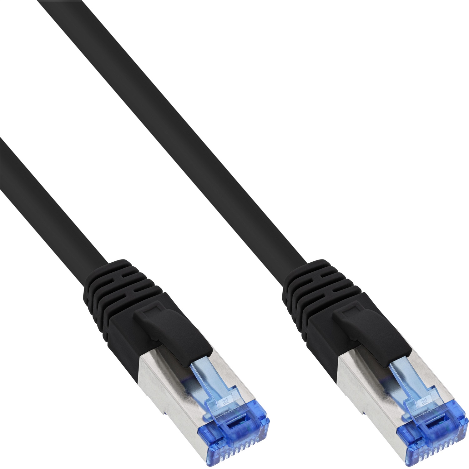 InLine B-76811S Cavo di rete Bianco 1 m Cat6a S/FTP (S-STP) RJ-45