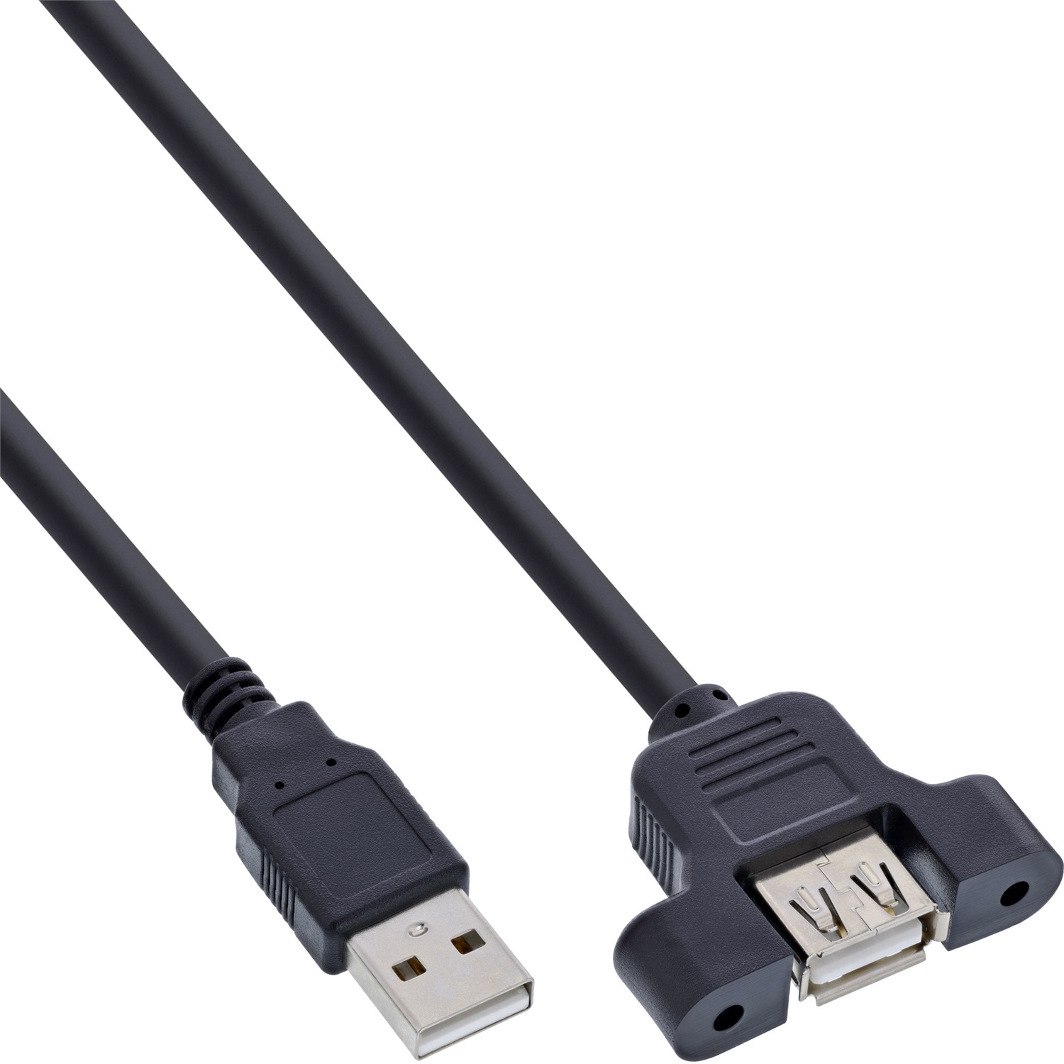InLine B-33440E Cavo USB 2.0 0,6 m USB A - Nero