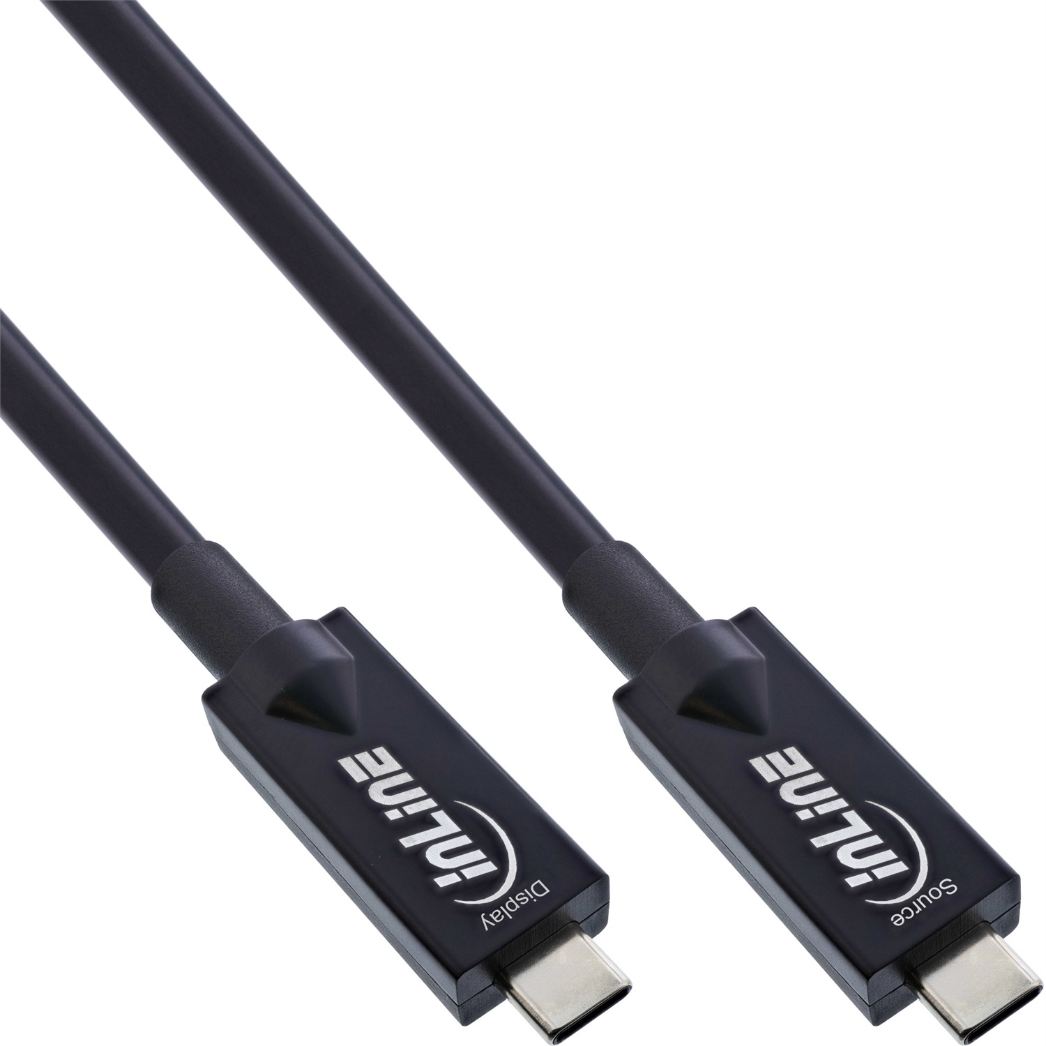 InLine Cavo USB 3.2 Gen.2 AOC, USB-C maschio/maschio, nero, 7,5 m, fino a 10 Gbit/s