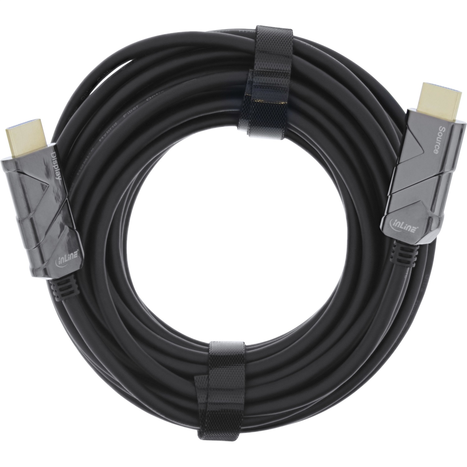 InLine Cavo HDMI AOC Ultra High Speed 8K4K 80m - Nero