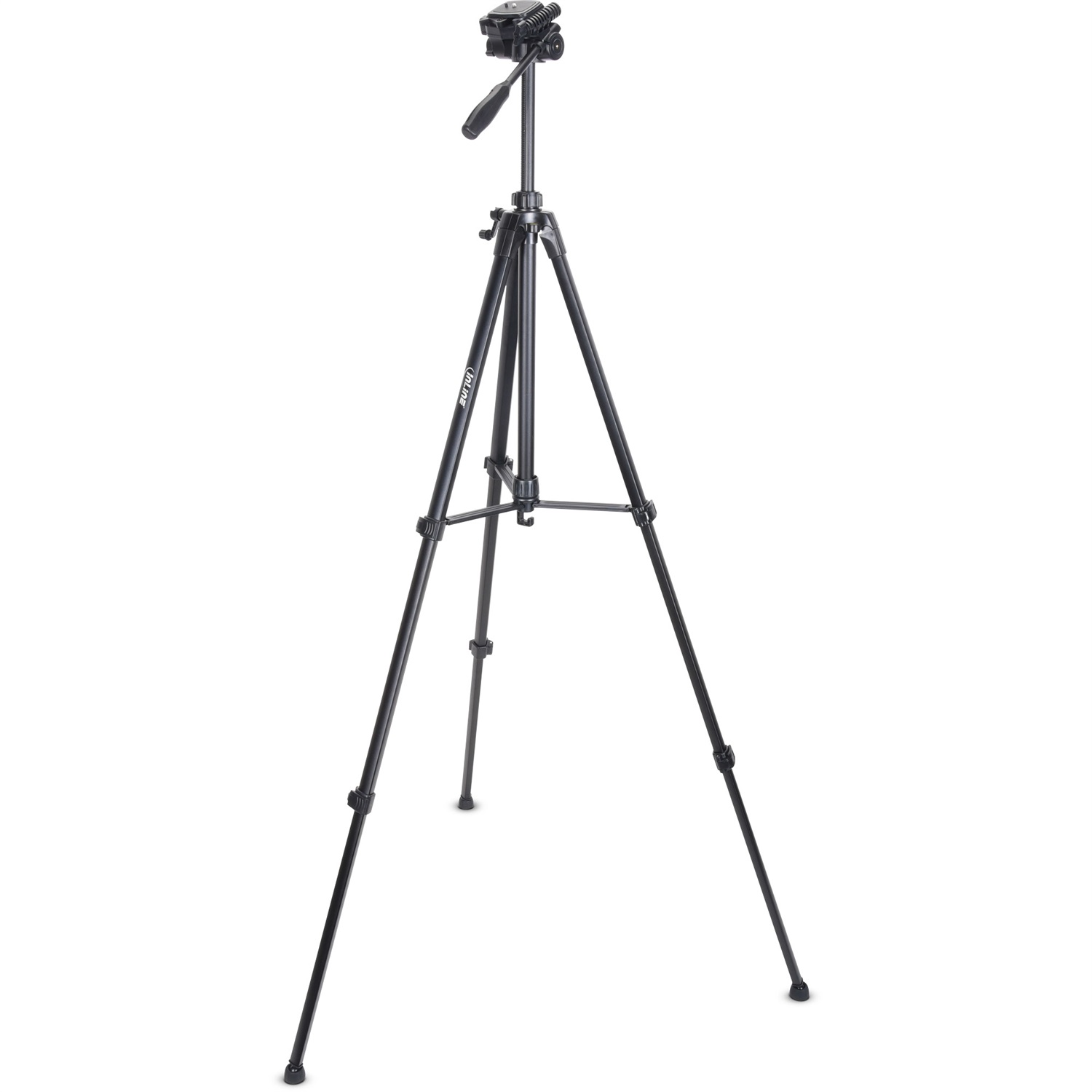 InLine Treppiede Professionale Leggero in Alluminio Nero - Altezza Massima 1,73 m, Peso 1,59 kg