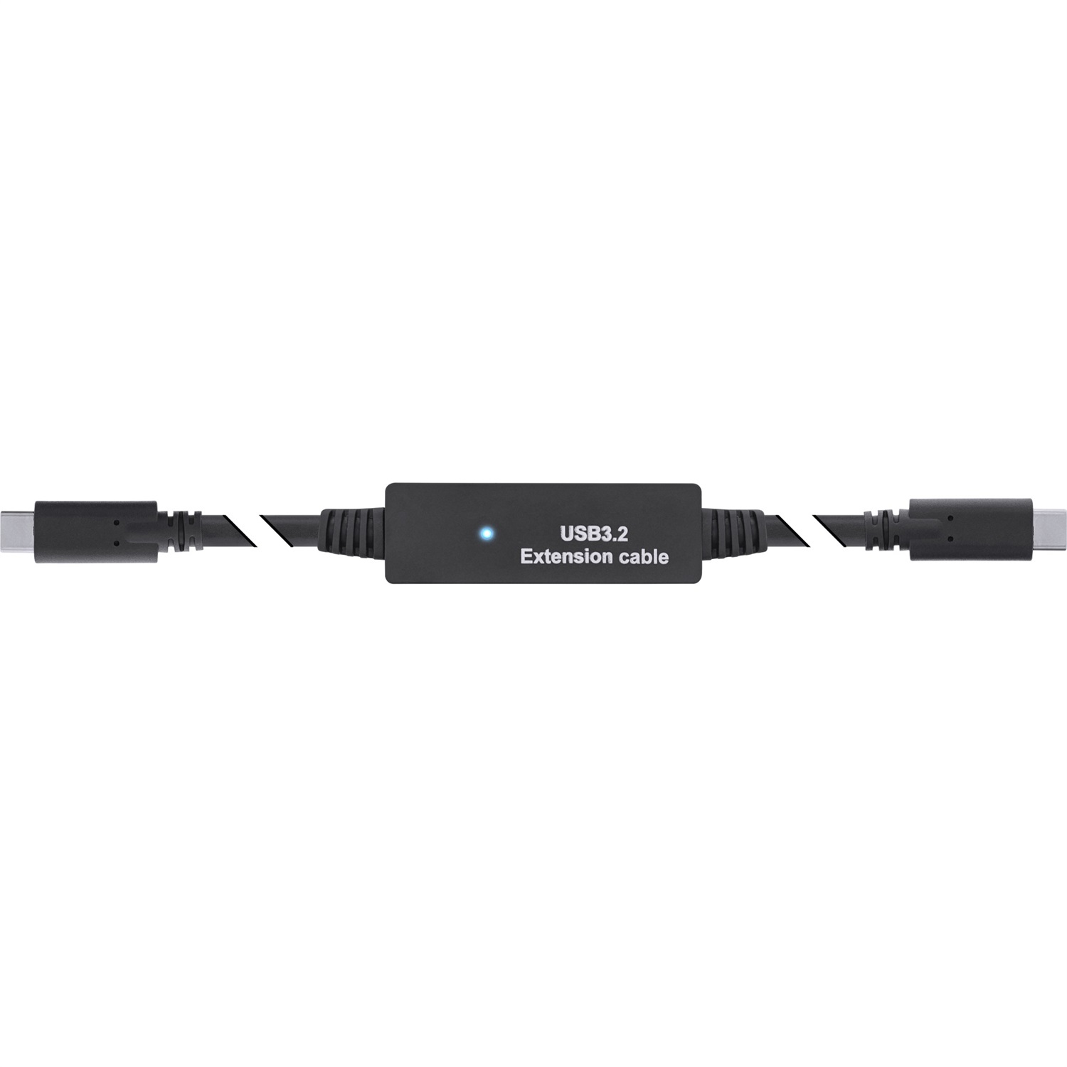 InLine Cavo attivo USB 3.2 Gen.1 - Spina USB-C a Spina USB-C - Nero - 5 m con Amplificazione del Segnale