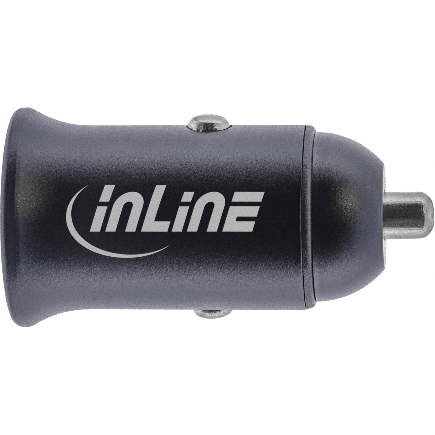 InLine Adattatore di alimentazione USB per auto Power Delivery - 2x USB-C - Nero