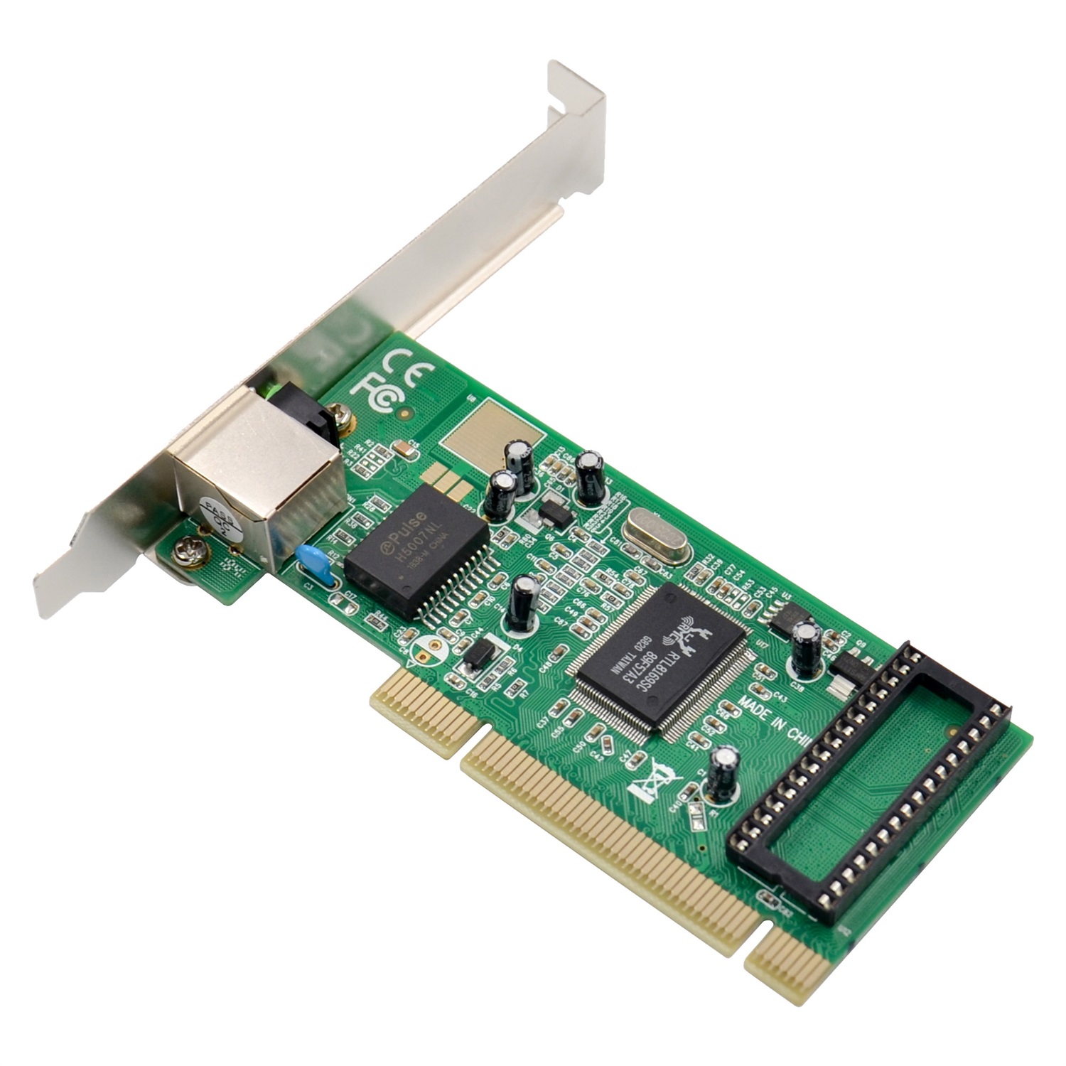 InLine Scheda di rete Gigabit 10/100/1000 Base-T, 1 Gb/s, PCI, compatibile con Windows, Linux e macOS, con piastra a basso profilo
