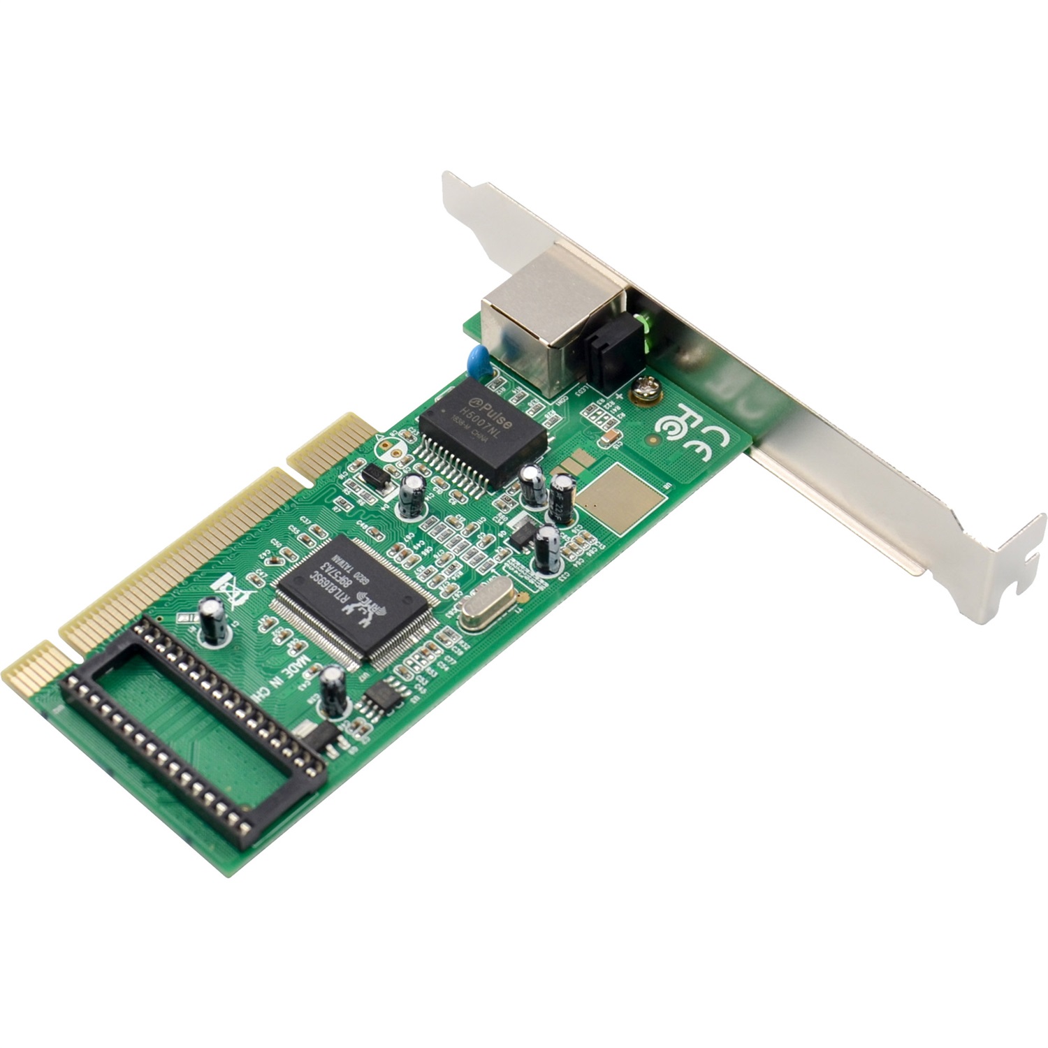 InLine Scheda di rete Gigabit 10/100/1000 Base-T, 1 Gb/s, PCI, compatibile con Windows, Linux e macOS, con piastra a basso profilo