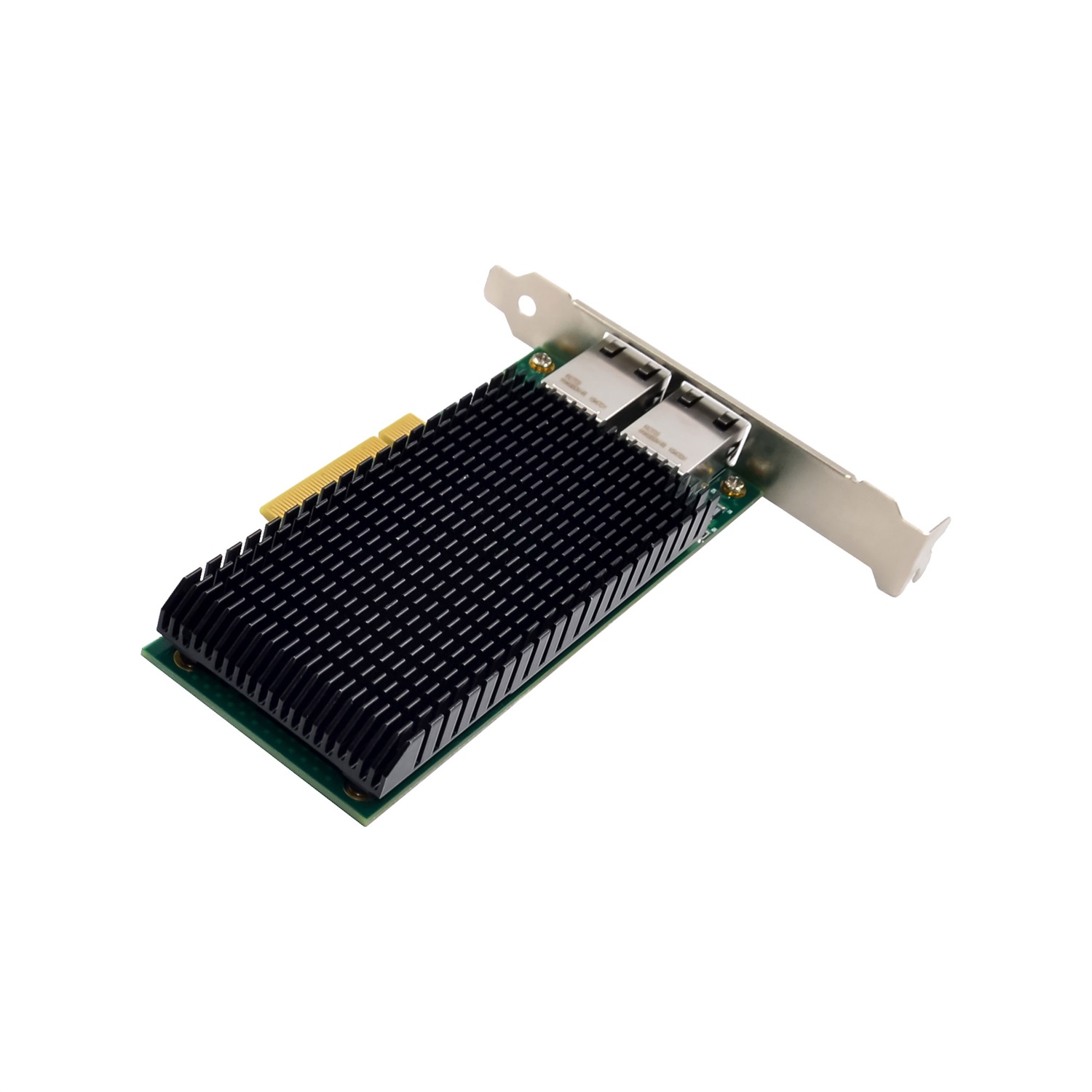 InLine Scheda di rete Dual 10-Gigabit 2x RJ45 10Gb/s PCIe x8 Basso Profilo 51128A