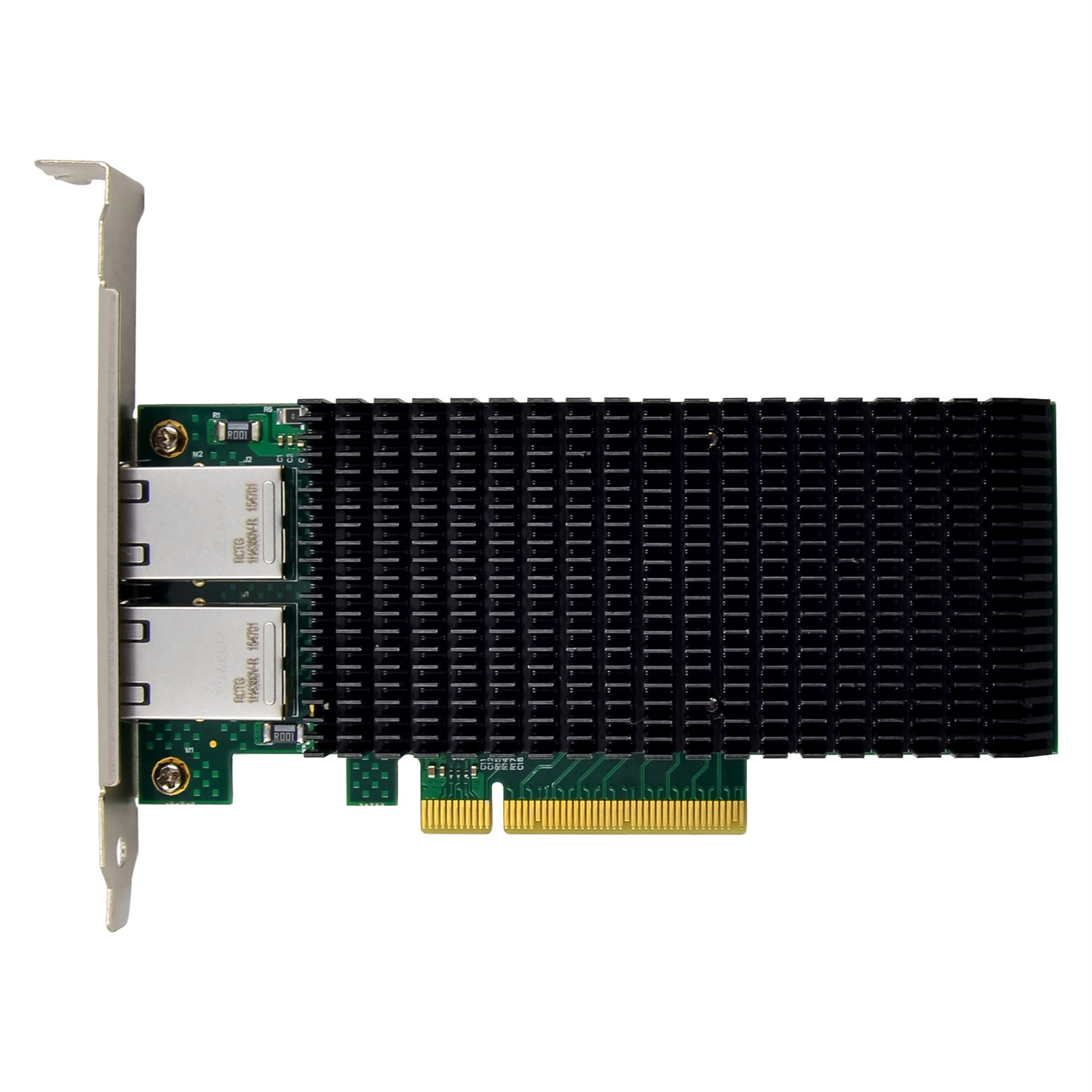 InLine Scheda di rete Dual 10-Gigabit 2x RJ45 10Gb/s PCIe x8 Basso Profilo 51128A