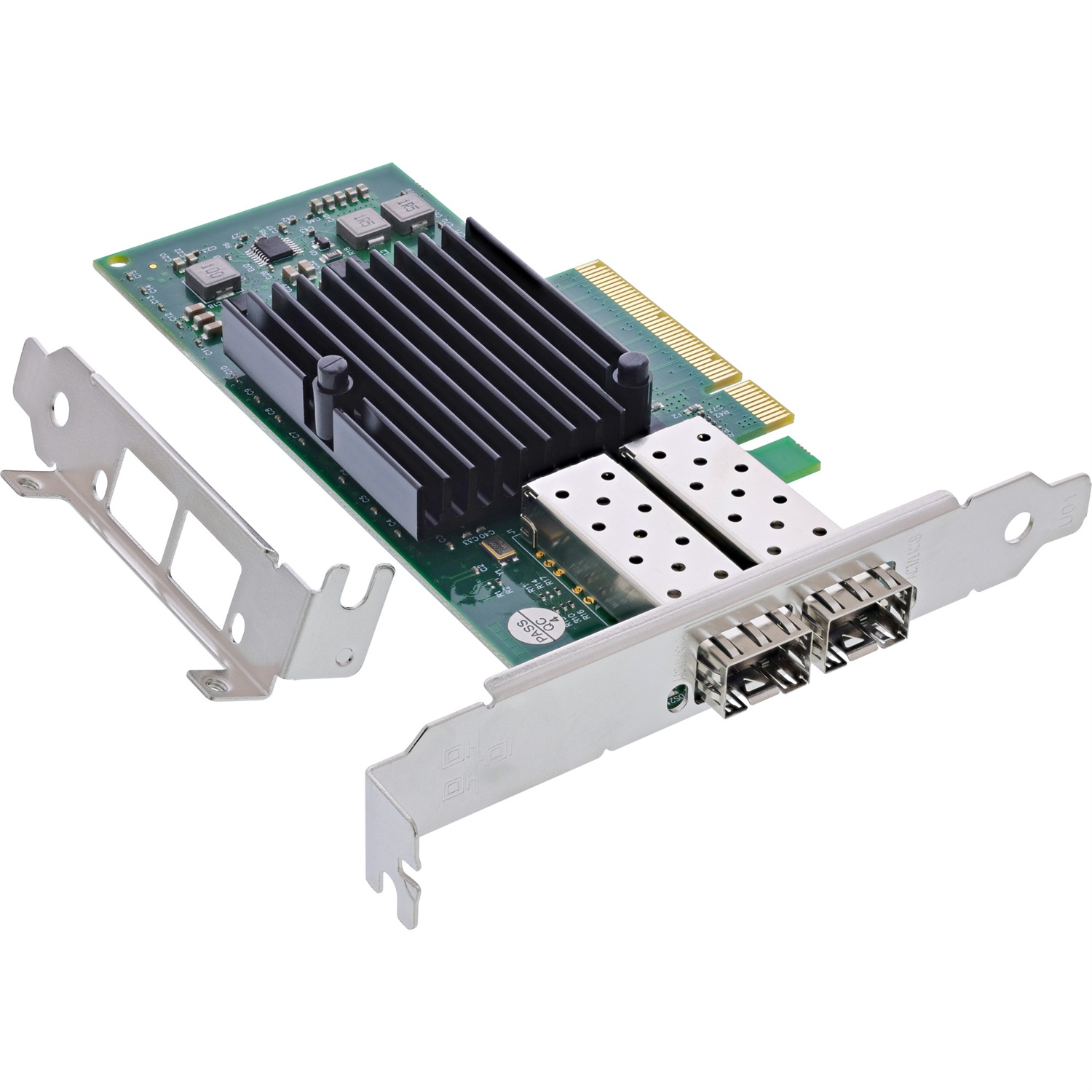 InLine Scheda di rete Dual 10 Gigabit con 2x SFP e interfaccia PCIe x8