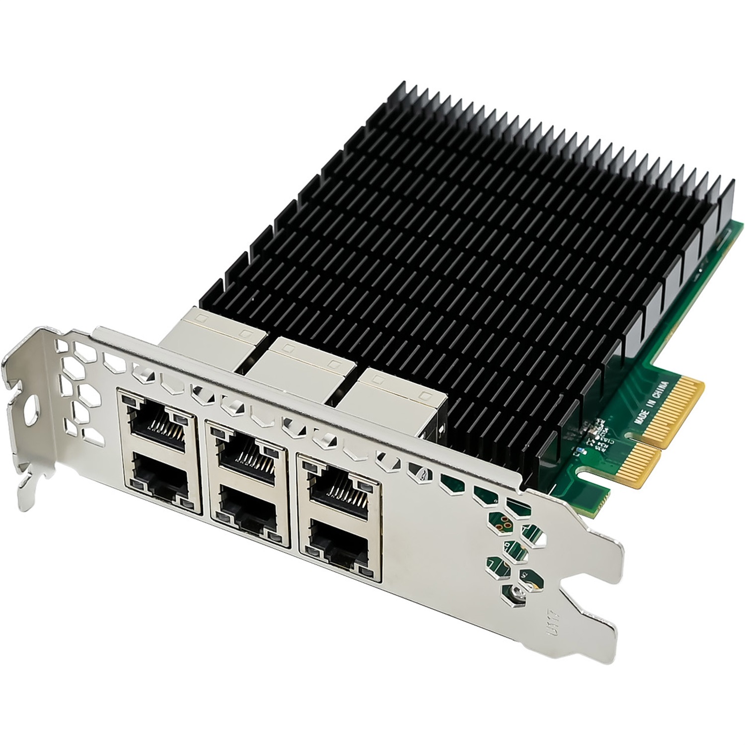 InLine 51127C Scheda di rete Gigabit Interna con 6 Porte RJ45, PCIe x4, 1000 Mbit/s