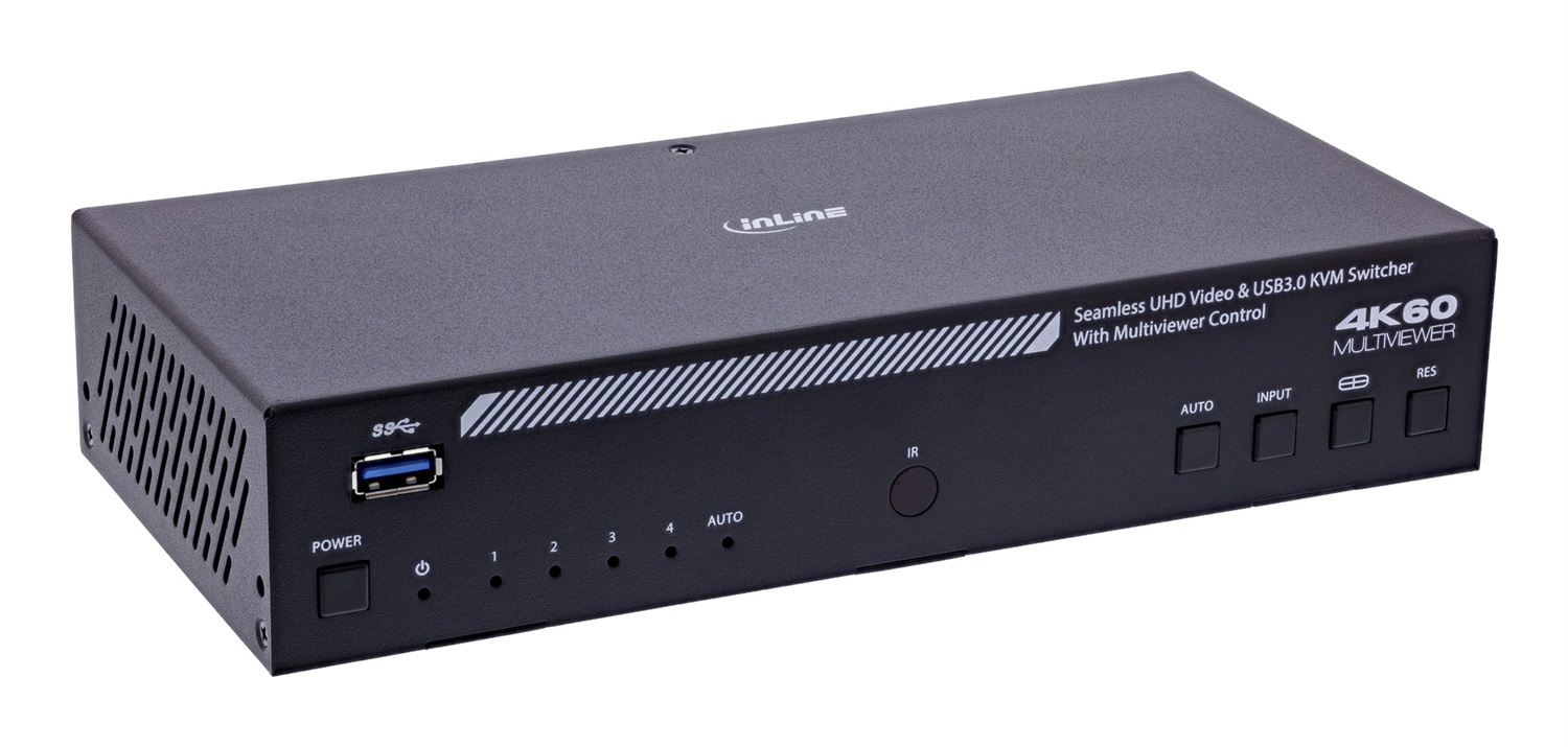 InLine 57885I Switch KVM per Montaggio Rack - Nero