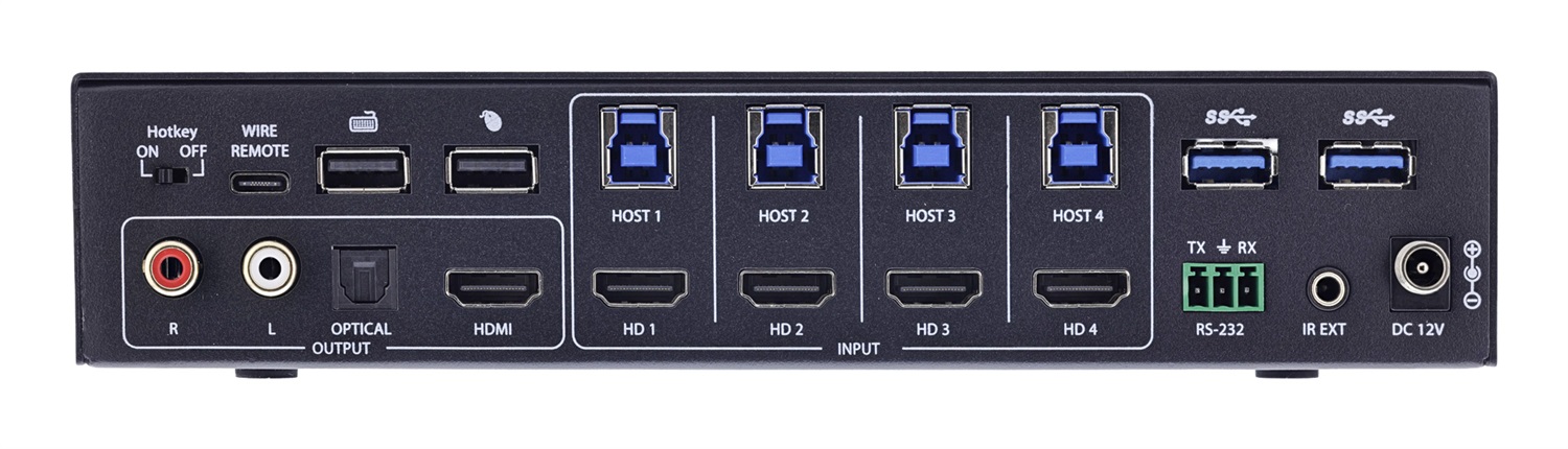 InLine 57885I Switch KVM per Montaggio Rack - Nero