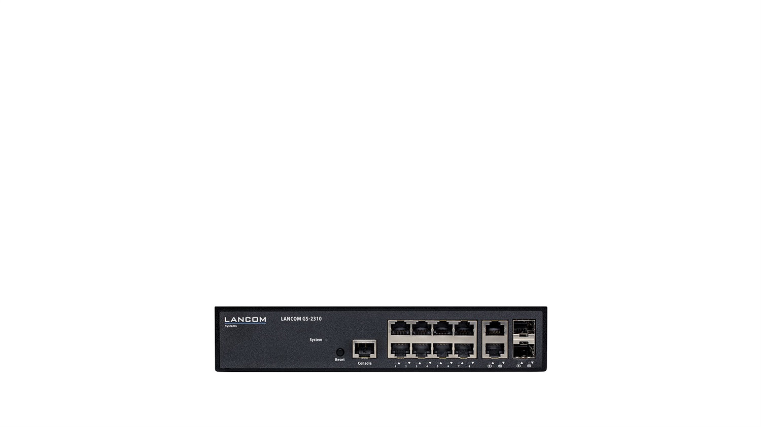 Lancom Systems GS-2310 Switch Gestito L2 Gigabit Ethernet (10/100/1000) 10 Porte RJ-45 1U Nero