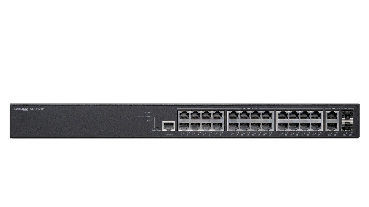 LANCOM Systems GS-2426P Switch di rete Gestito L2 Gigabit Ethernet (10/100/1000) con Supporto Power over Ethernet (PoE) 1U Nero