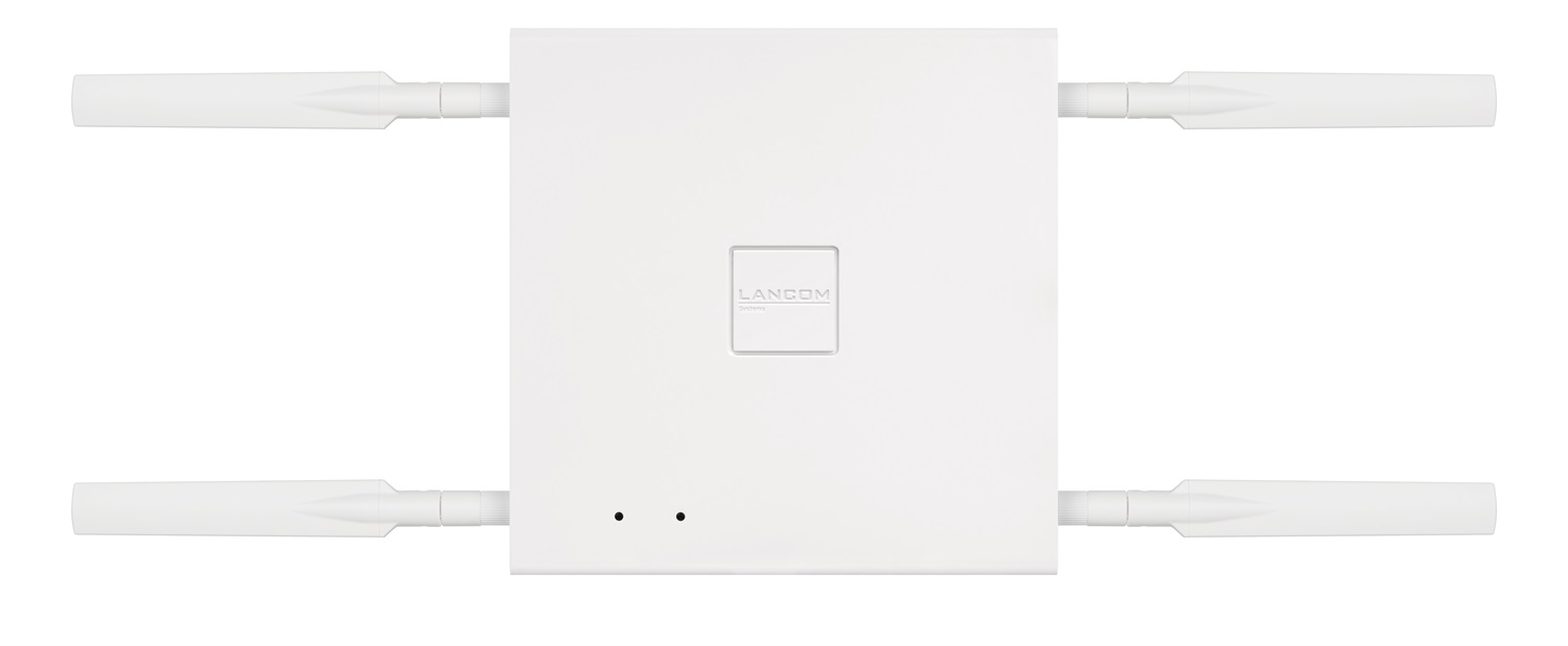 Lancom Systems LX-6402 Access Point WiFi 6 Bianco - 3550 Mbit/s, Dual Band, Supporto Power over Ethernet (PoE), 4 Antenne, Sicurezza Avanzata