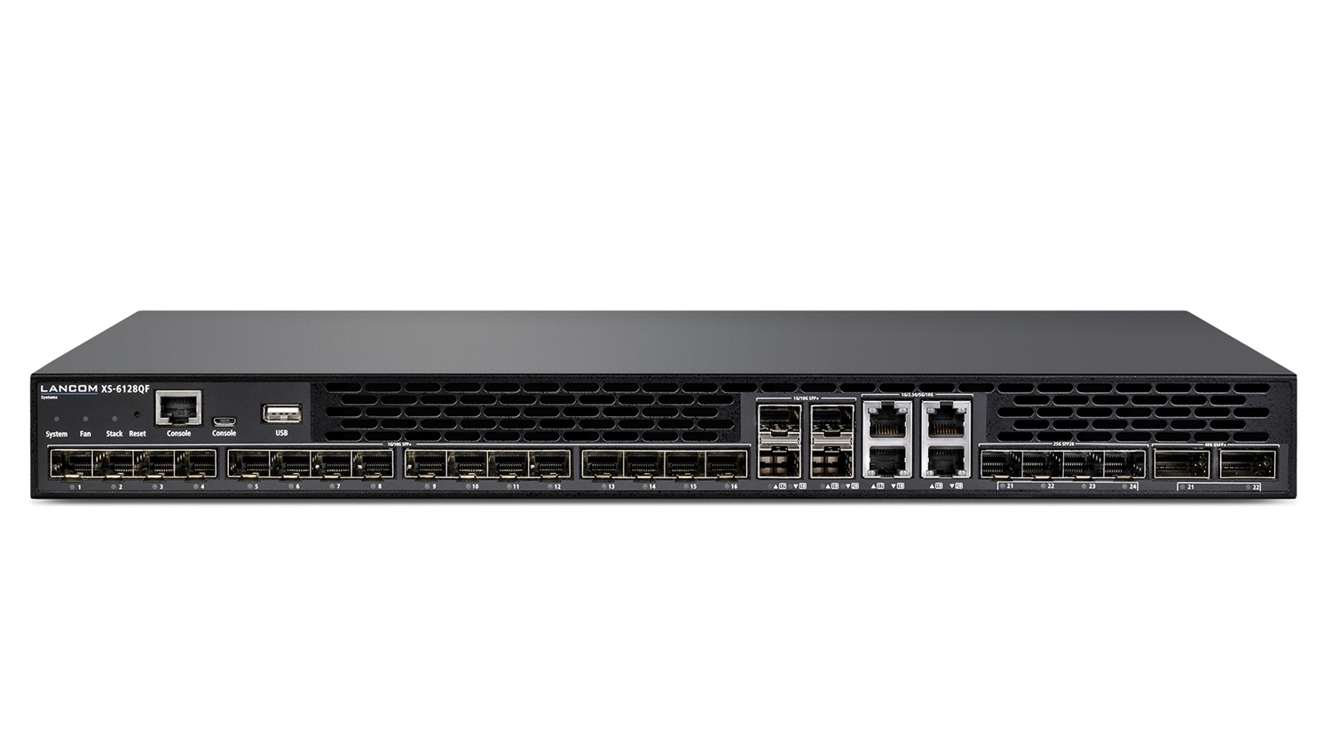 Lancom XS-6128QF - Switch L3 Gestito con 16 Porte SFP e 4 Porte Combo 10G