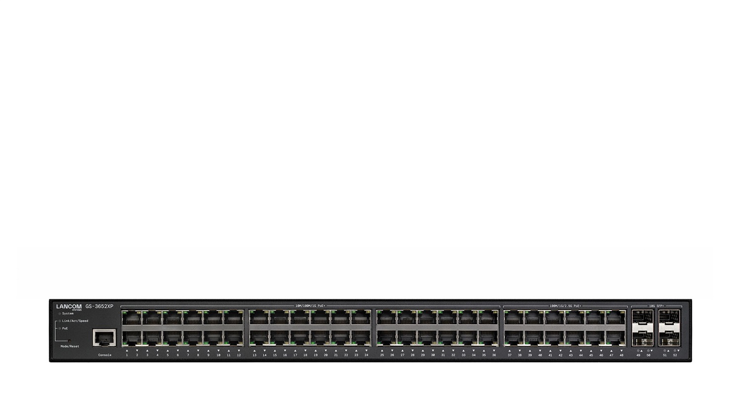 LANCOM Systems GS-3652XP Switch Gestito L3 48 Porte 2.5G Ethernet (100/1000/2500) con Supporto Power over Ethernet (PoE) Rack 1U